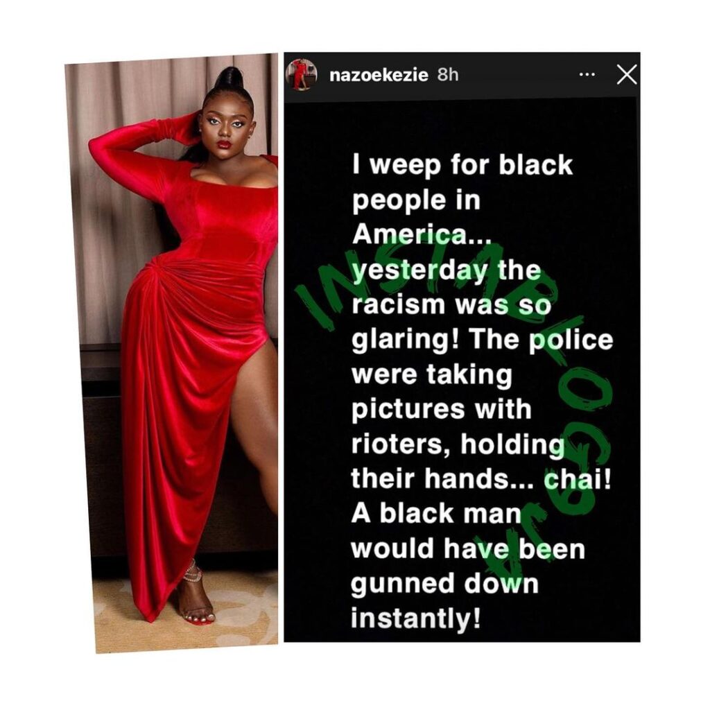 Capitol Hill: I weep for black America — Actress Nazo Ekezie