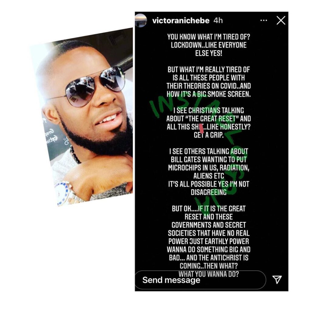 Nigerian footballer, Victor Anichebe lambasts those with conspiracy theories about COVID-19 [Swipe]
