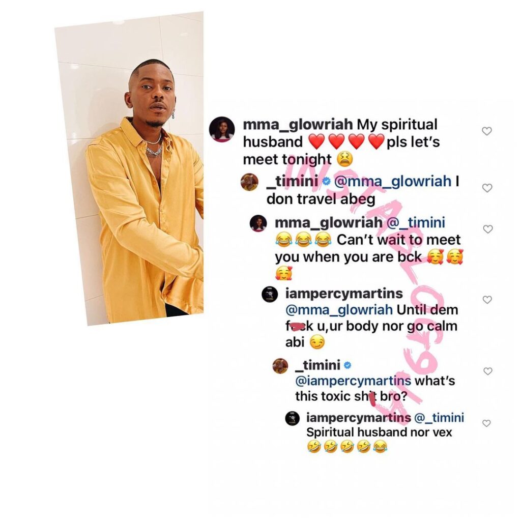 Actor Timini Egbuson cautions a follower who was disrespectful to his ‘spiritual wife’