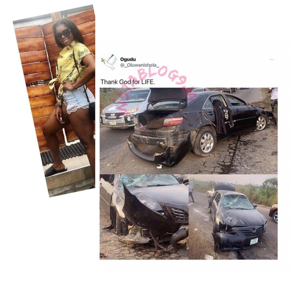 Wizkid’s 1st babymama, Shola Ogudu, survives a serious car accident