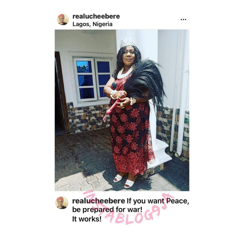 Actress Uche Ebere reveals the cost of having peace