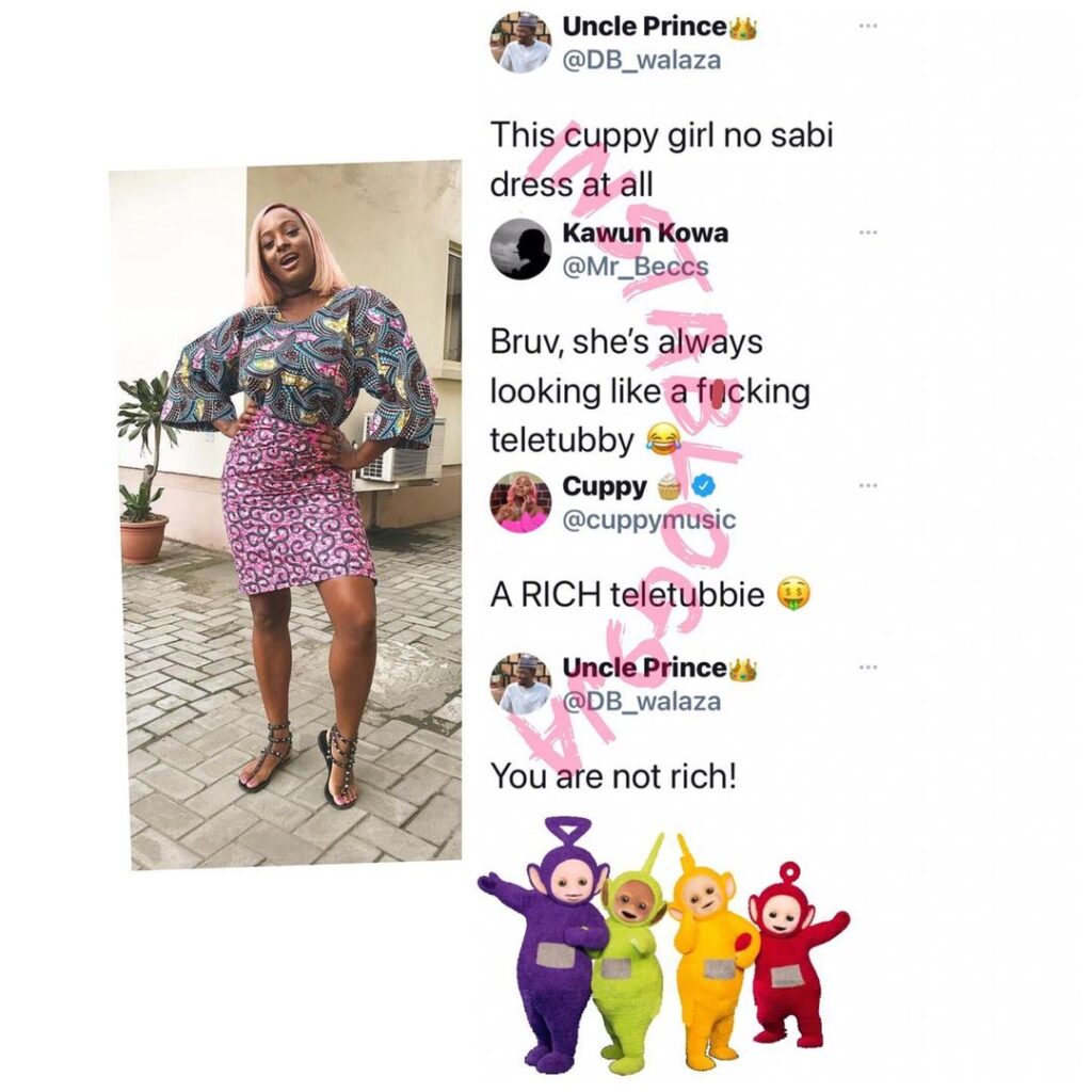 DJ Cuppy replies trolls criticizing the way she dresses