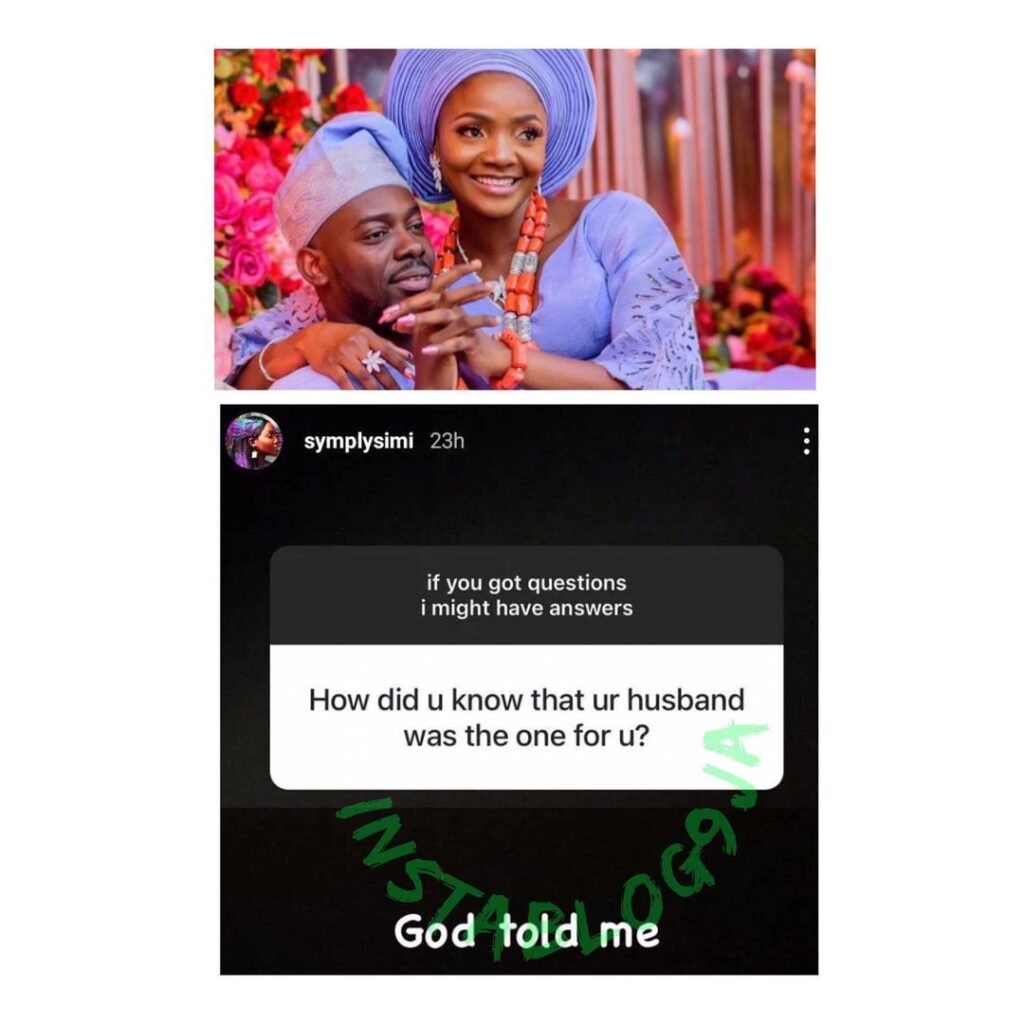How I knew Adekunle Gold was the right man for me — Singer Simi
