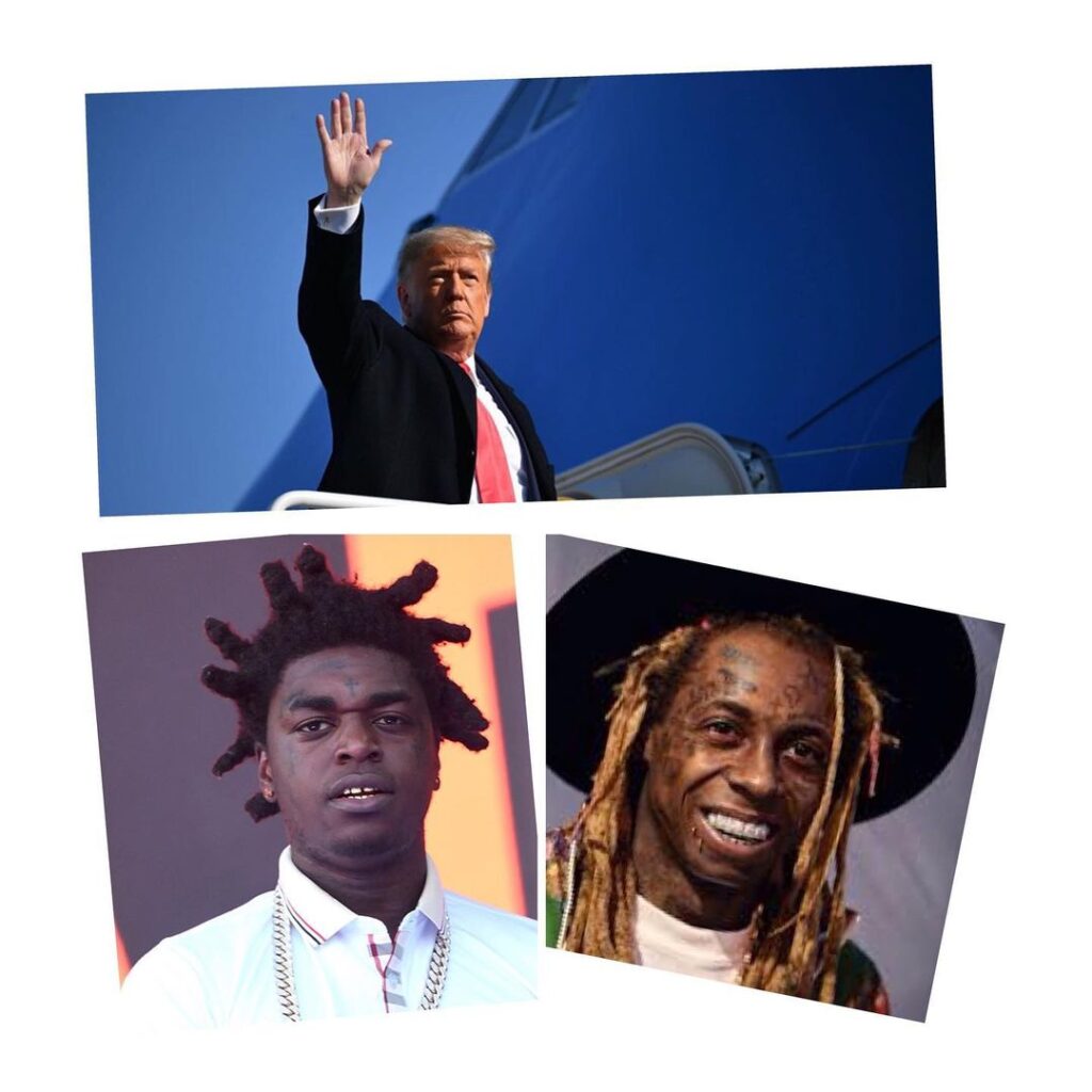 Donald Trump pardons rappers Lil’ Wayne, Kodak Black. Ignores his family