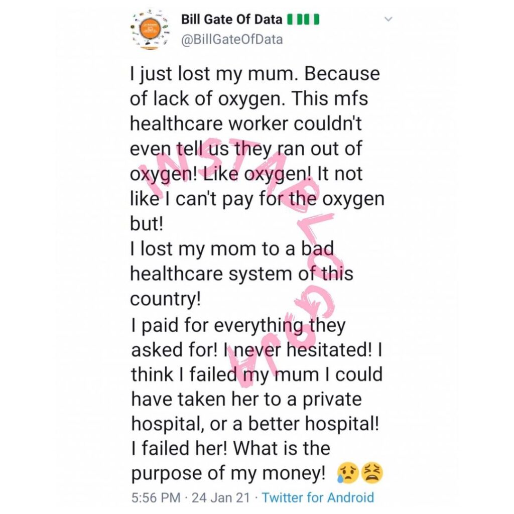 How I lost my mom to Nigeria’s bad healthcare system — Businessman