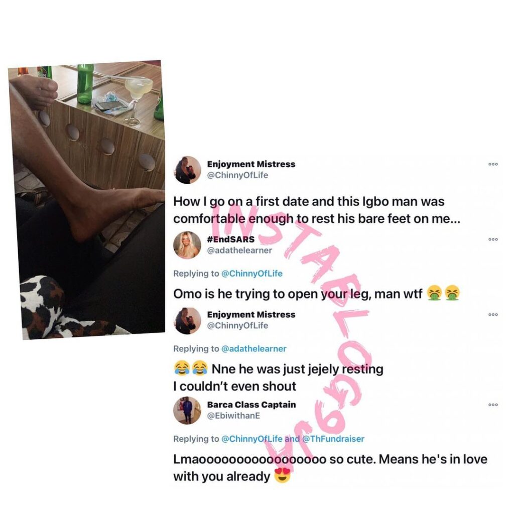 Lady reveals what a man did to her on their first date