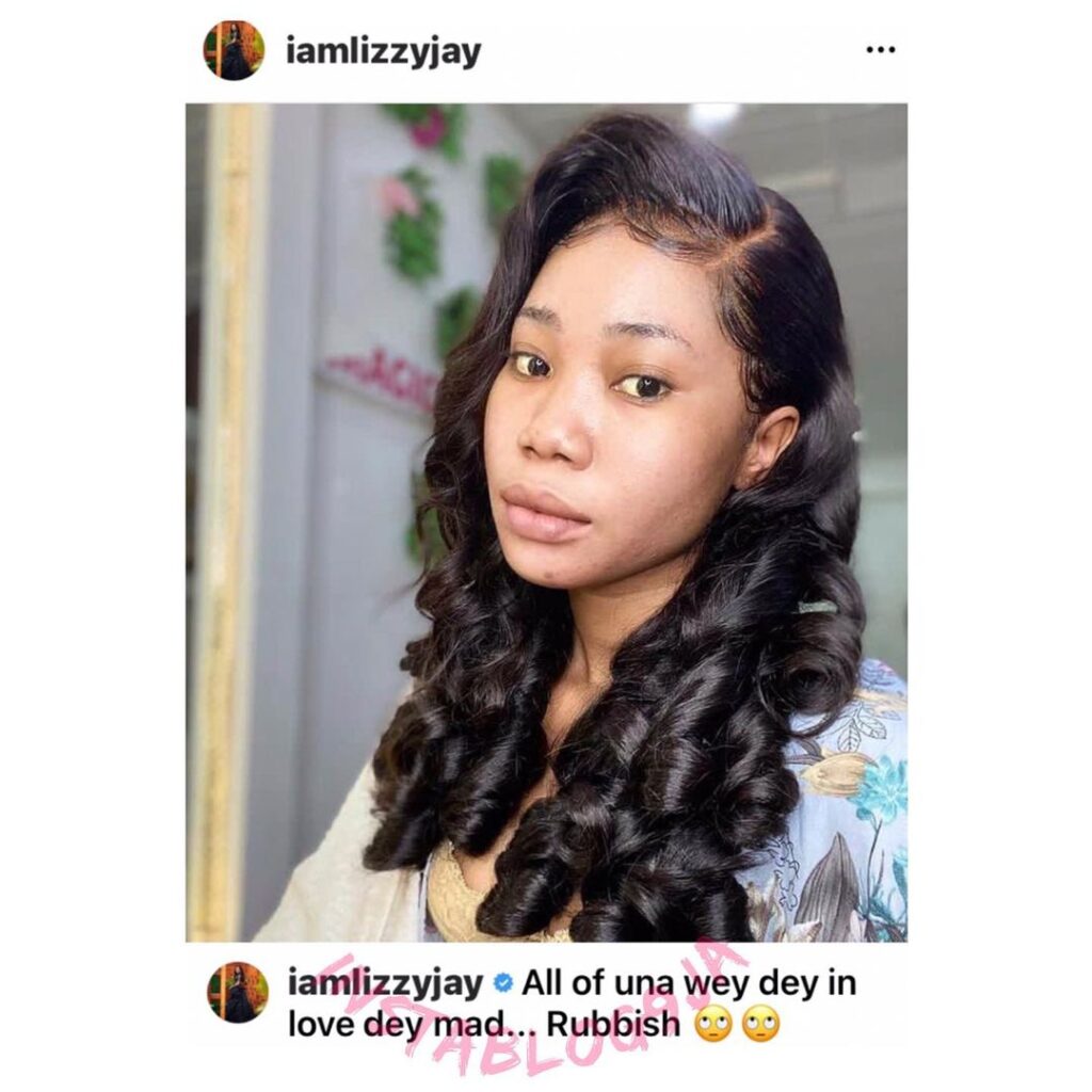Comedian Lizzy Jay expresses her displeasure with those in love