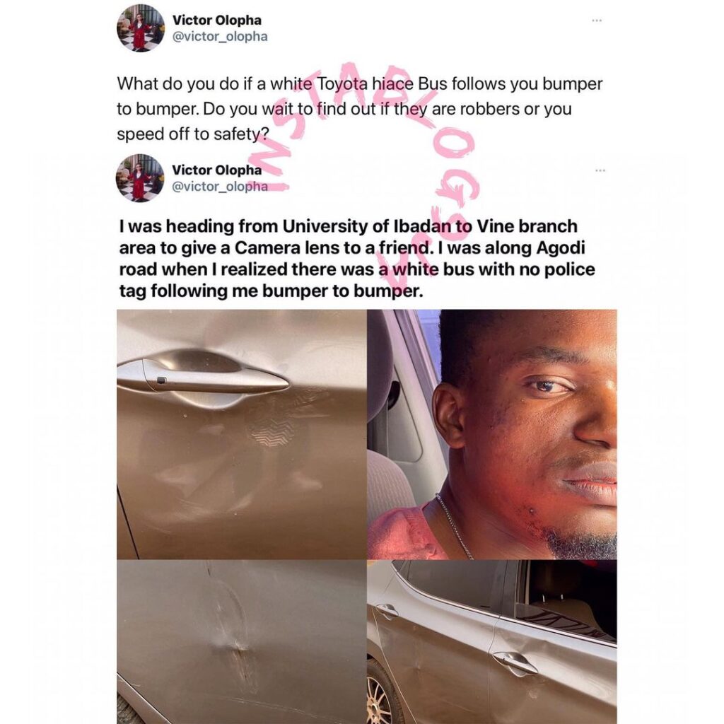 Photographer narrates how he was chased and assaulted by police officers in Oyo State [Swipe]