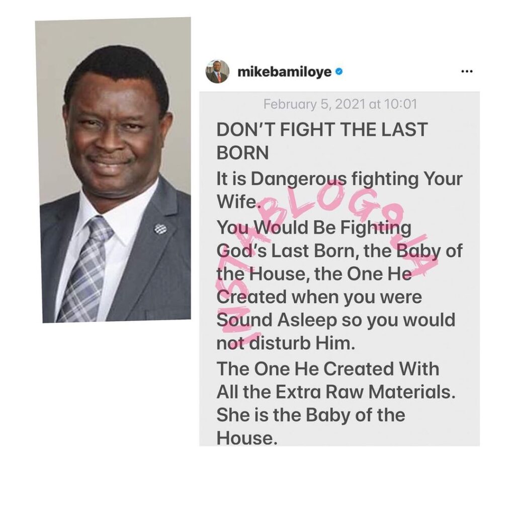 Why it is dangerous to fight your wife — Pst. Mike Bamiloye [Swipe]