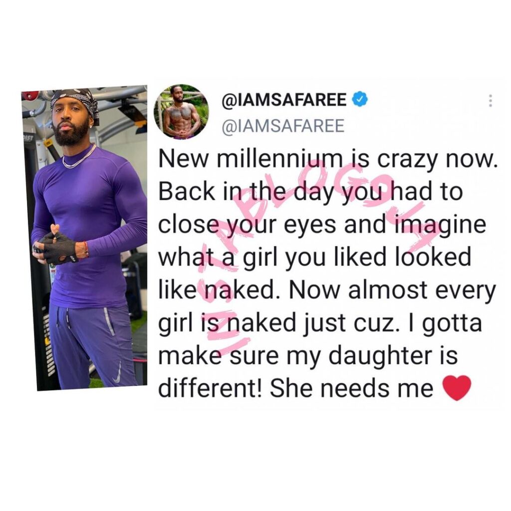 Rapper Nicki Minaj’s ex, Safaree,  complains bitterly about nudity among women