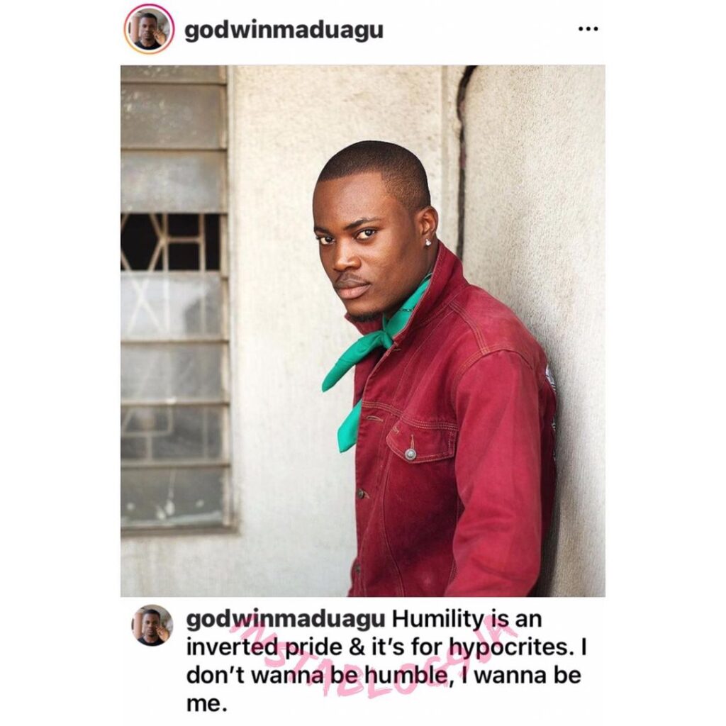 Humility is for hypocrites — Actor Godwin Maduagwu