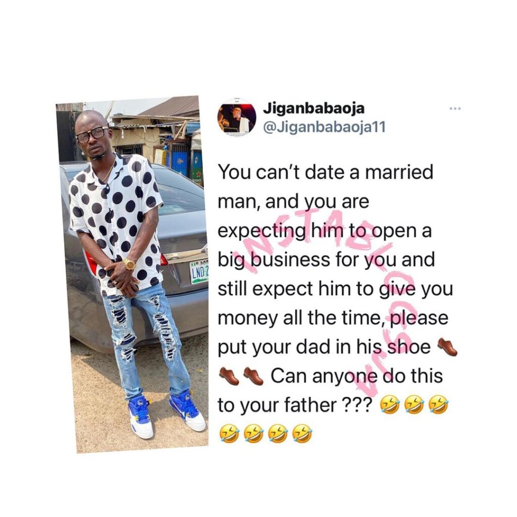 Actor Jigan scolds ladies dating married men over their excesses