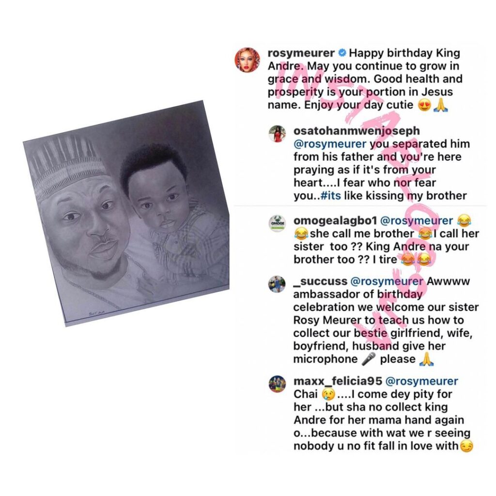 Actress Meurer under fire for wishing her stepson a happy birthday