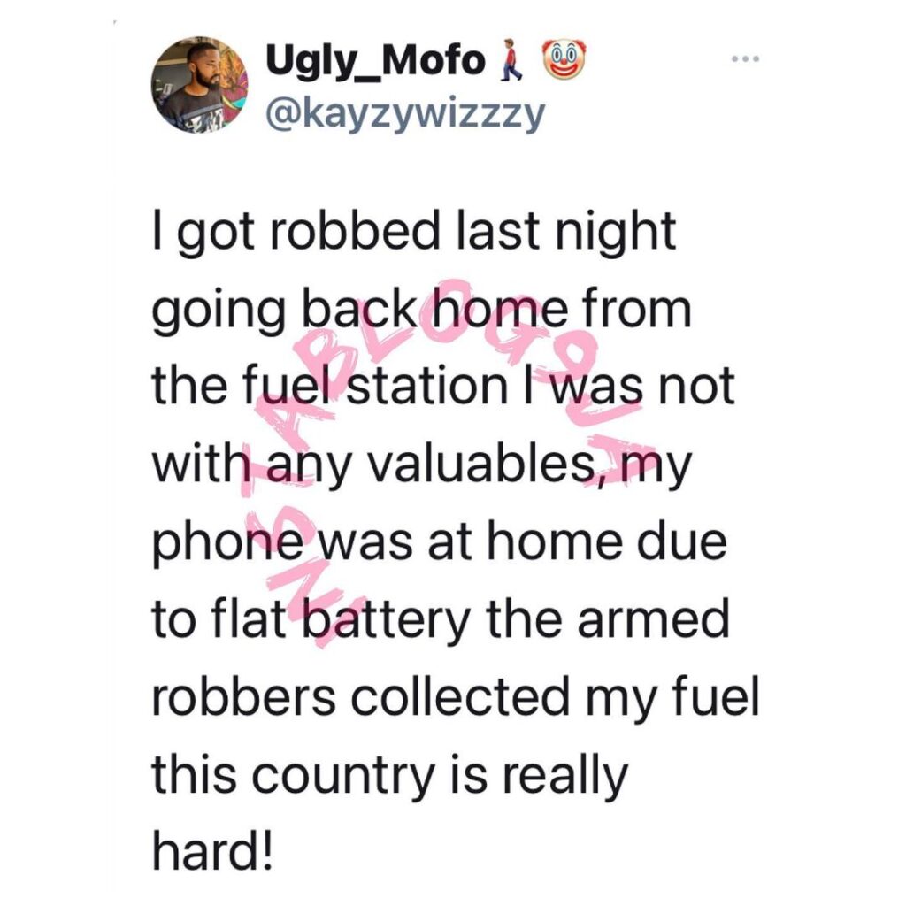 Man narrates his encounter with robbers