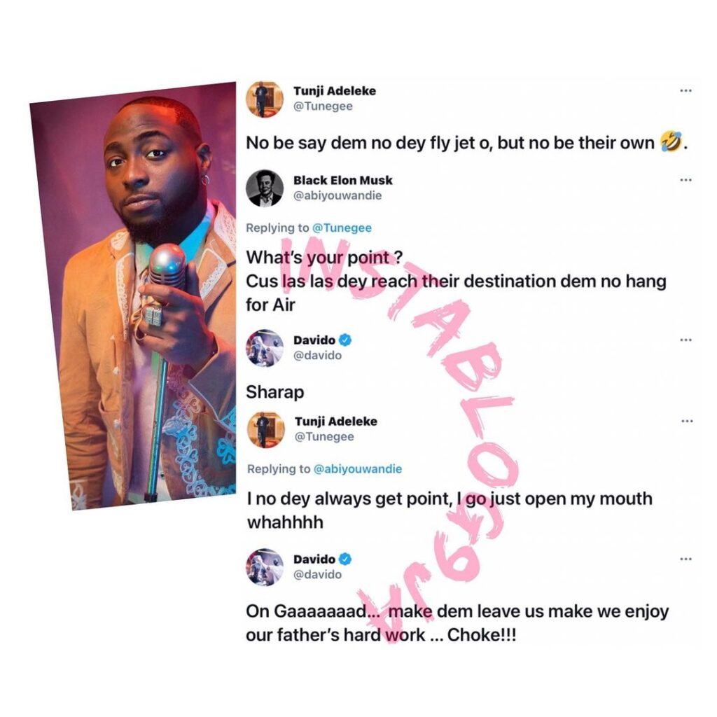 “Leave us to enjoy our father’s hard work,” Singer Davido tells a man who tackled his cousin, Tunji