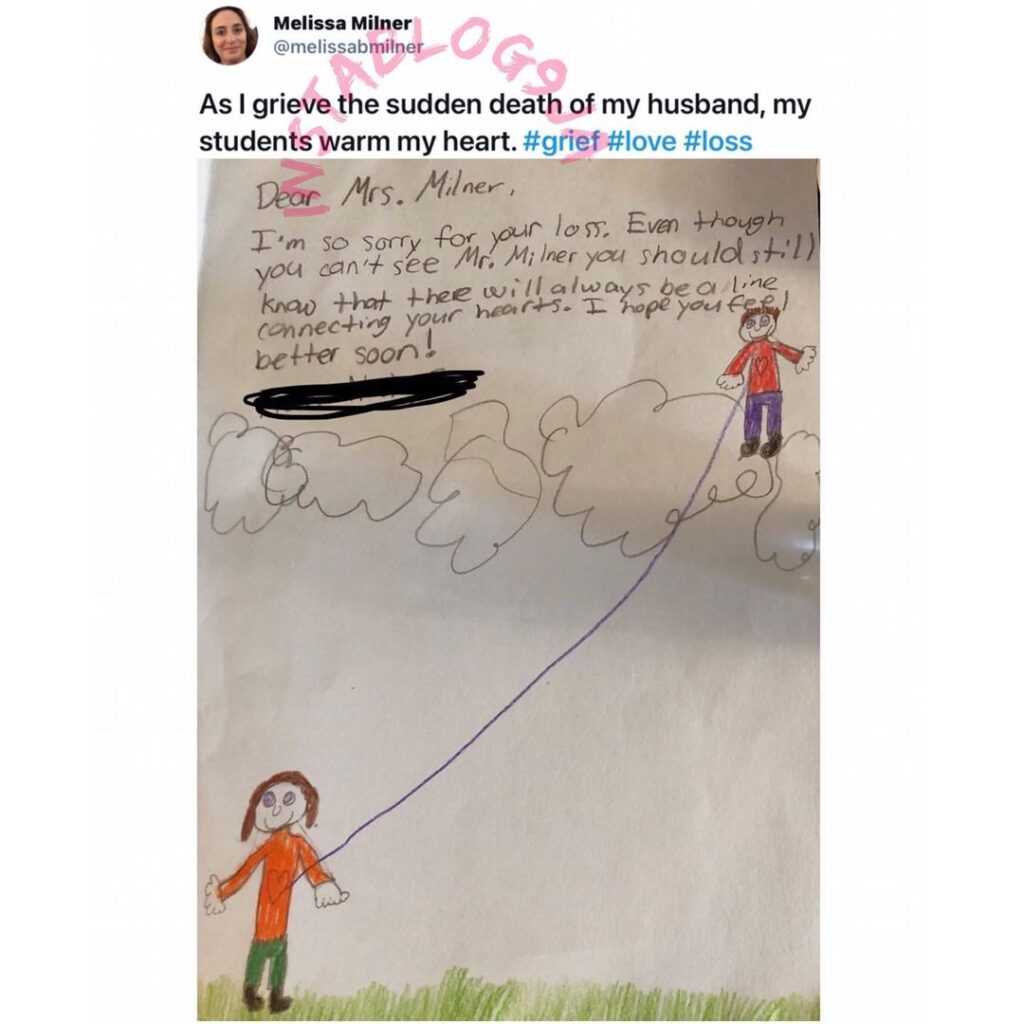 Bereaved teacher shares the heartwarming letter she got from a student