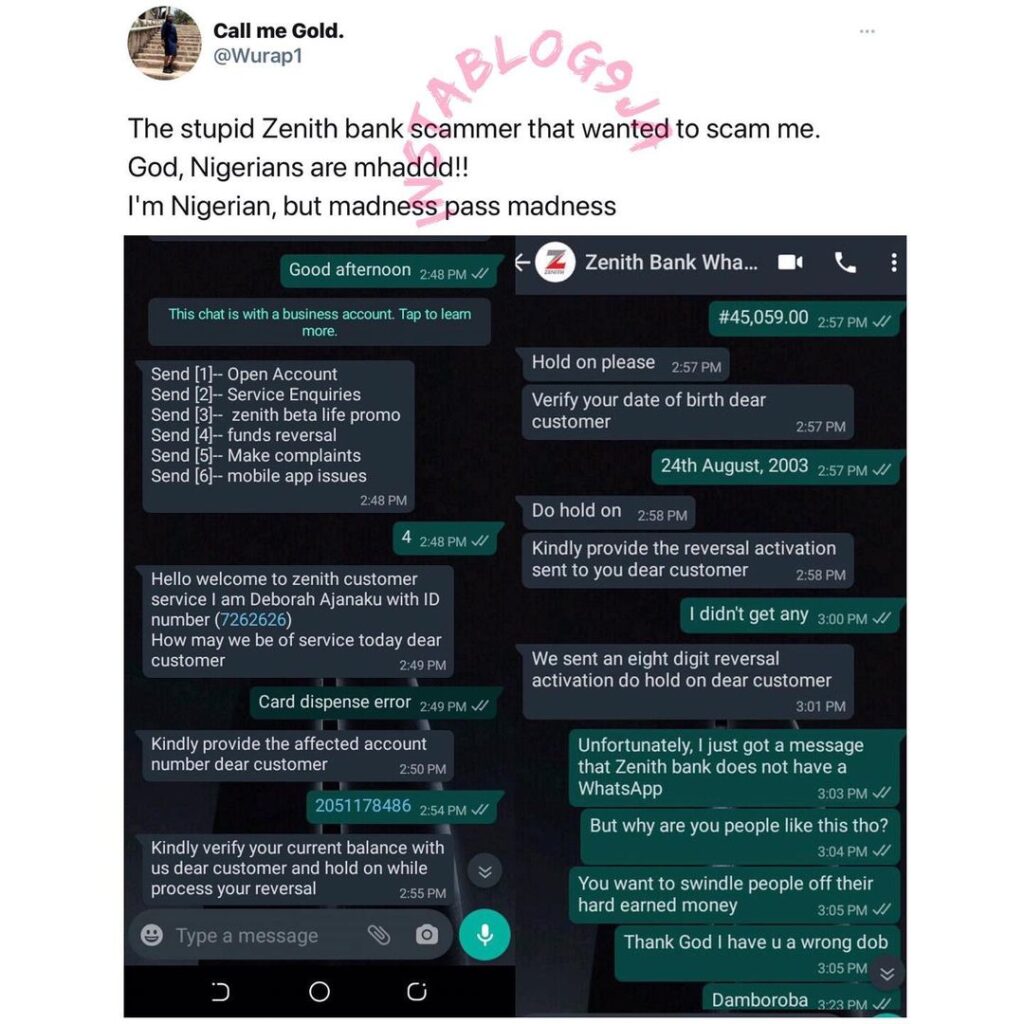 After being busted, scammer tries wooing Writer Wura. [Swipe]