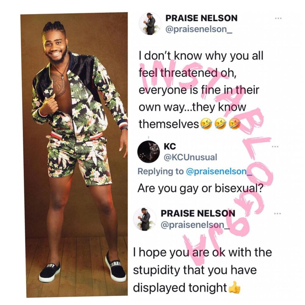 BBN’s Praise slams a follower who questioned his sexuality
