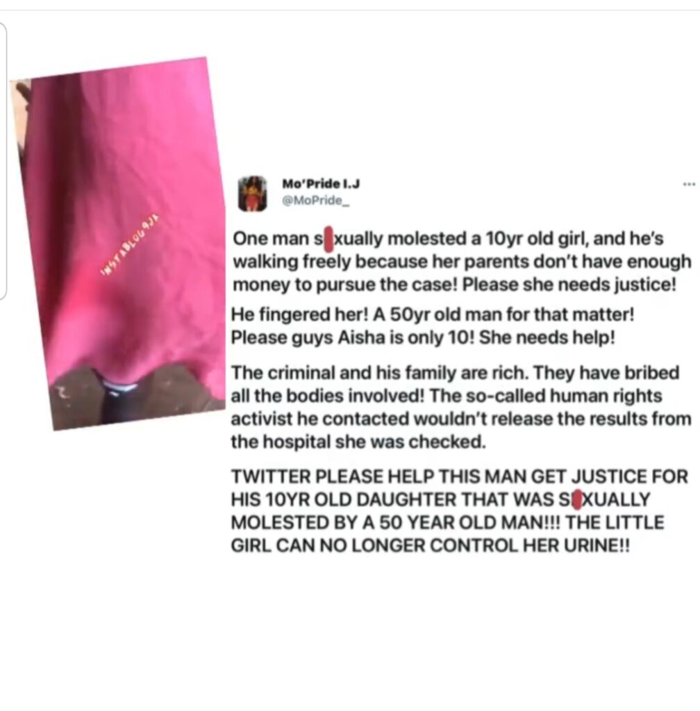 50-yr-old man beats up the father of a 10-yr-old girl he allegedly defiled in Benin, Edo State [Swipe]