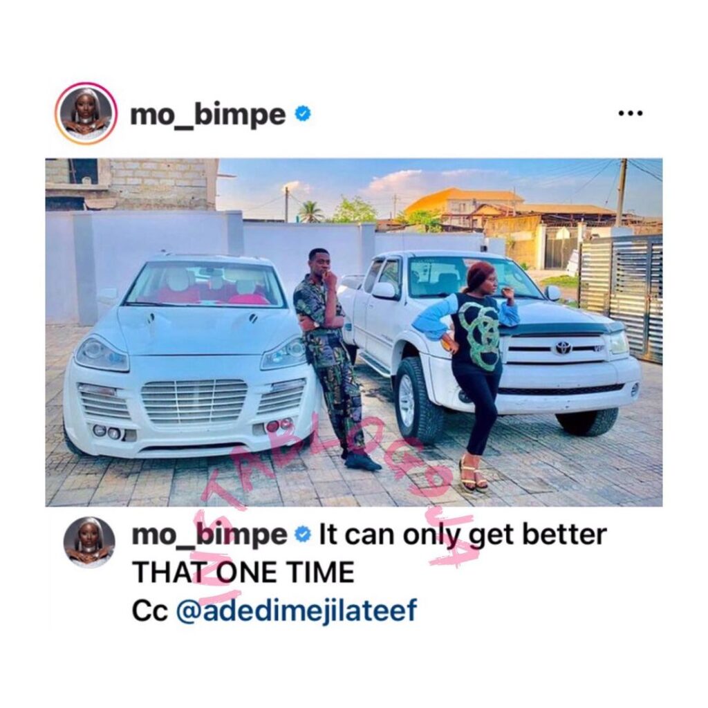 Thespians Adedimeji Lateef and Adebimpe Oyebade show off their new whips