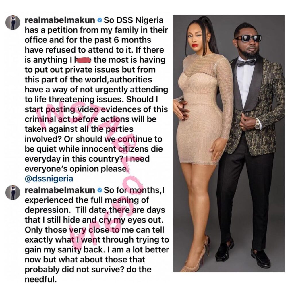 I’m depressed because DSS has refused to act on a crime that involves my family — Comedian AY’s wife, Mabel, cries out