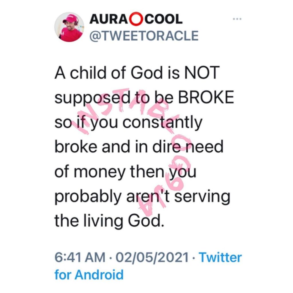 If you’re broke, you aren’t serving the living God — Media Personality Ezeudoh