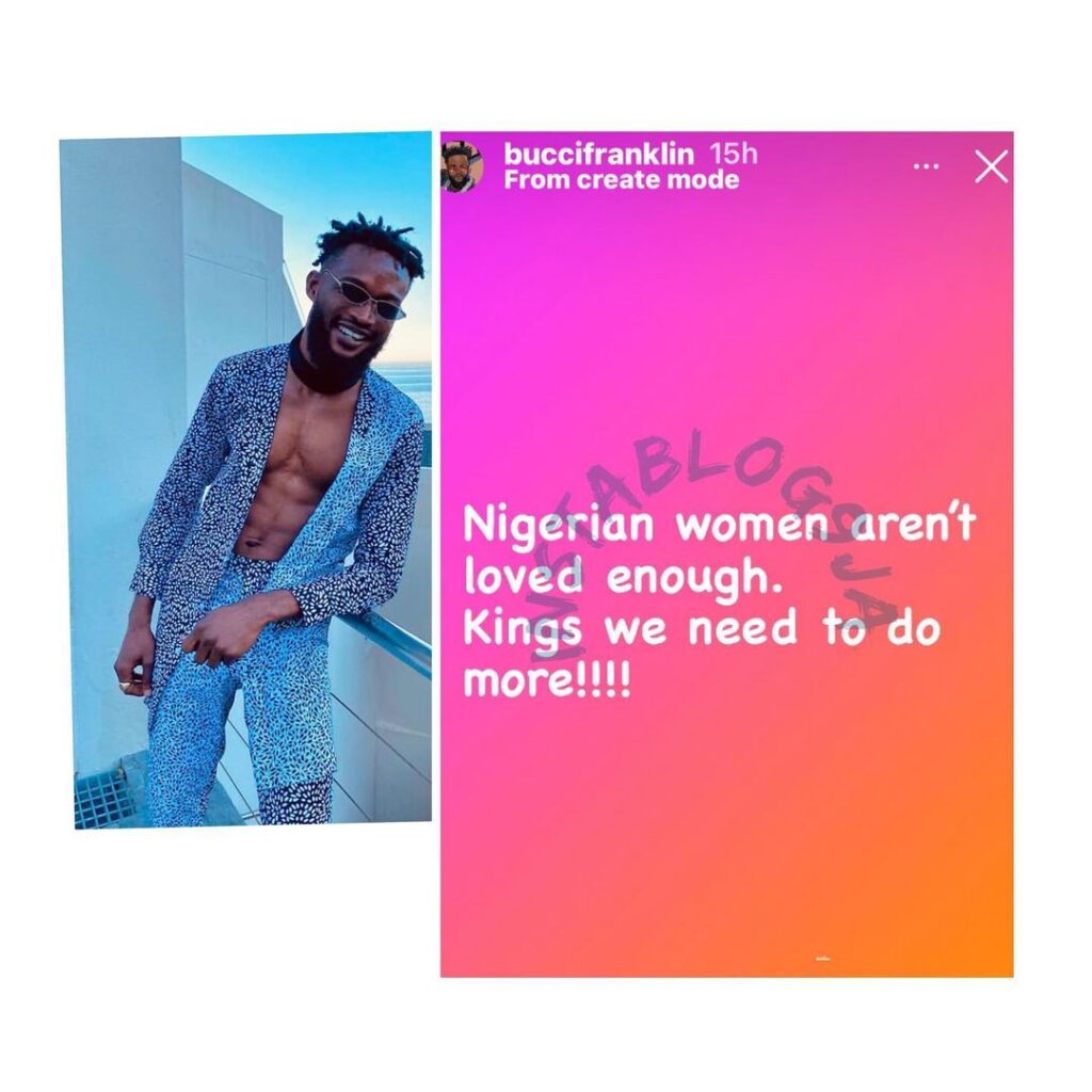 Nigerian women aren’t loved enough — Actor Bucci Franklin