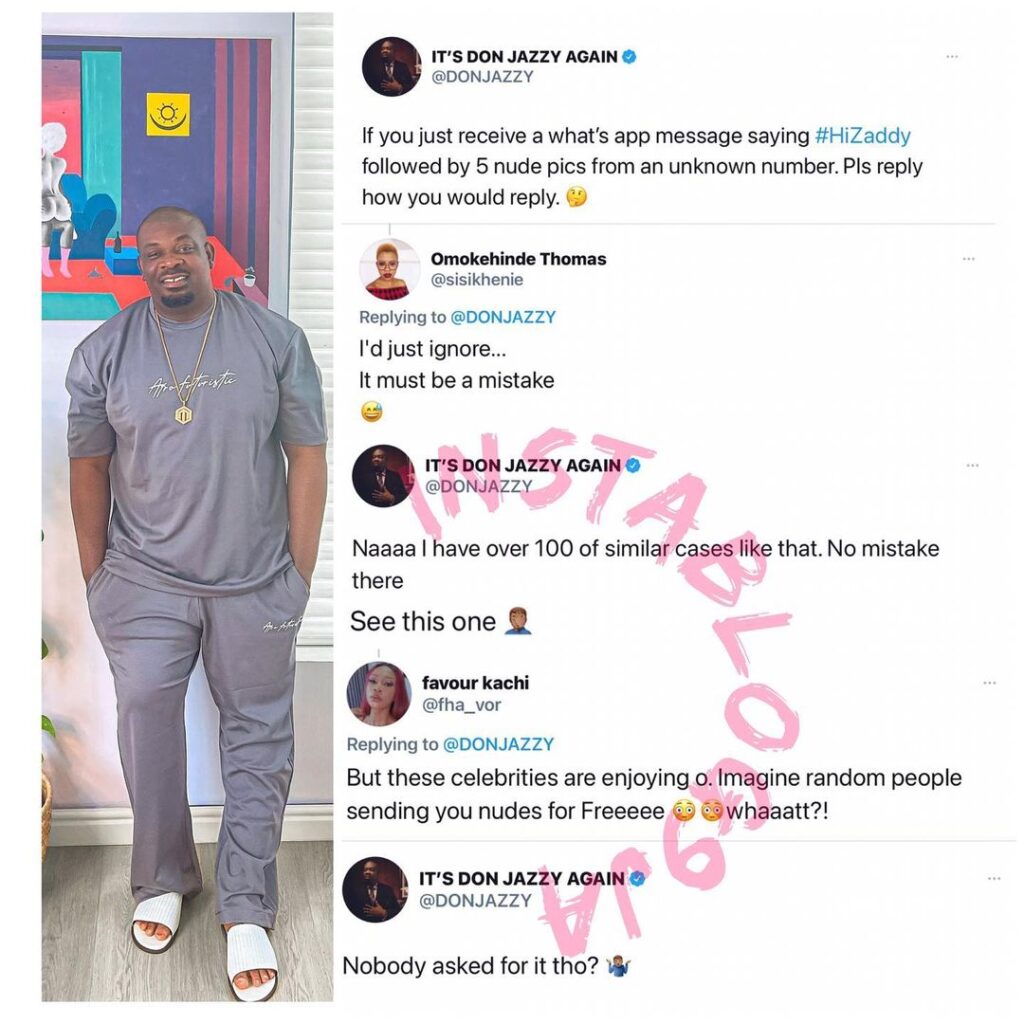 Donjazzy seeks urgent help as over 100 admirers bombard him with their nudes [Swipe]