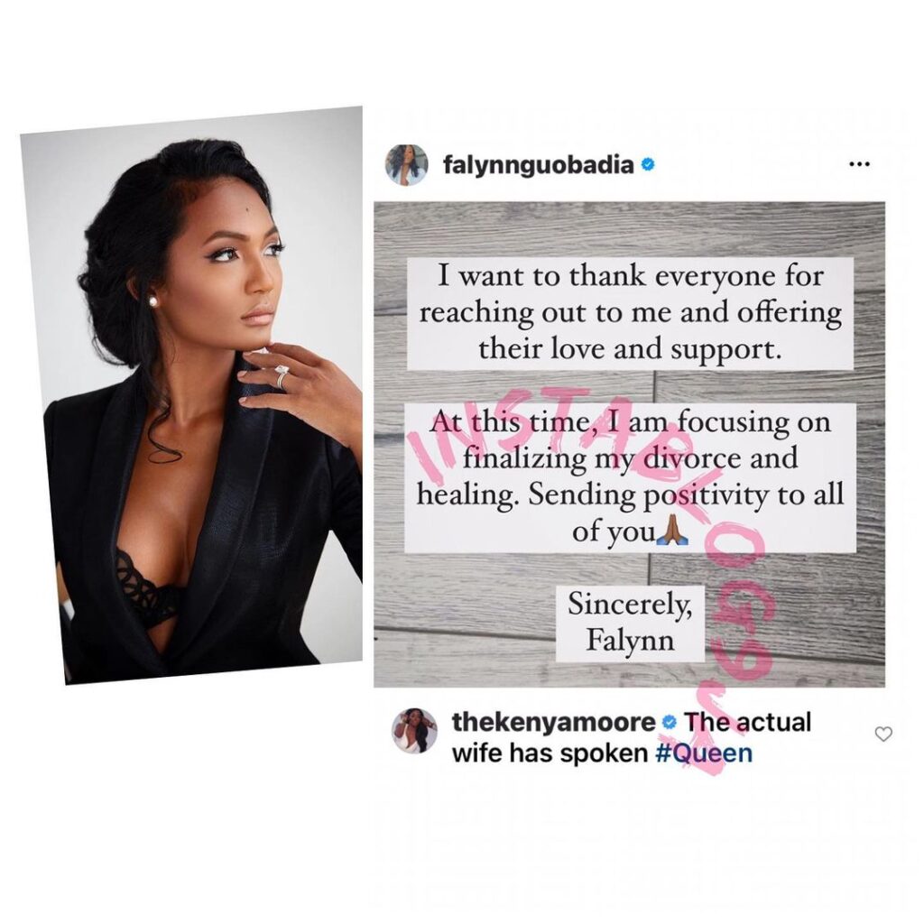 Reality Star, Falynn, breaks silence after her friend, Porsha, announced her engagement to her ex Nigerian husband, weeks after their split. [Swipe]