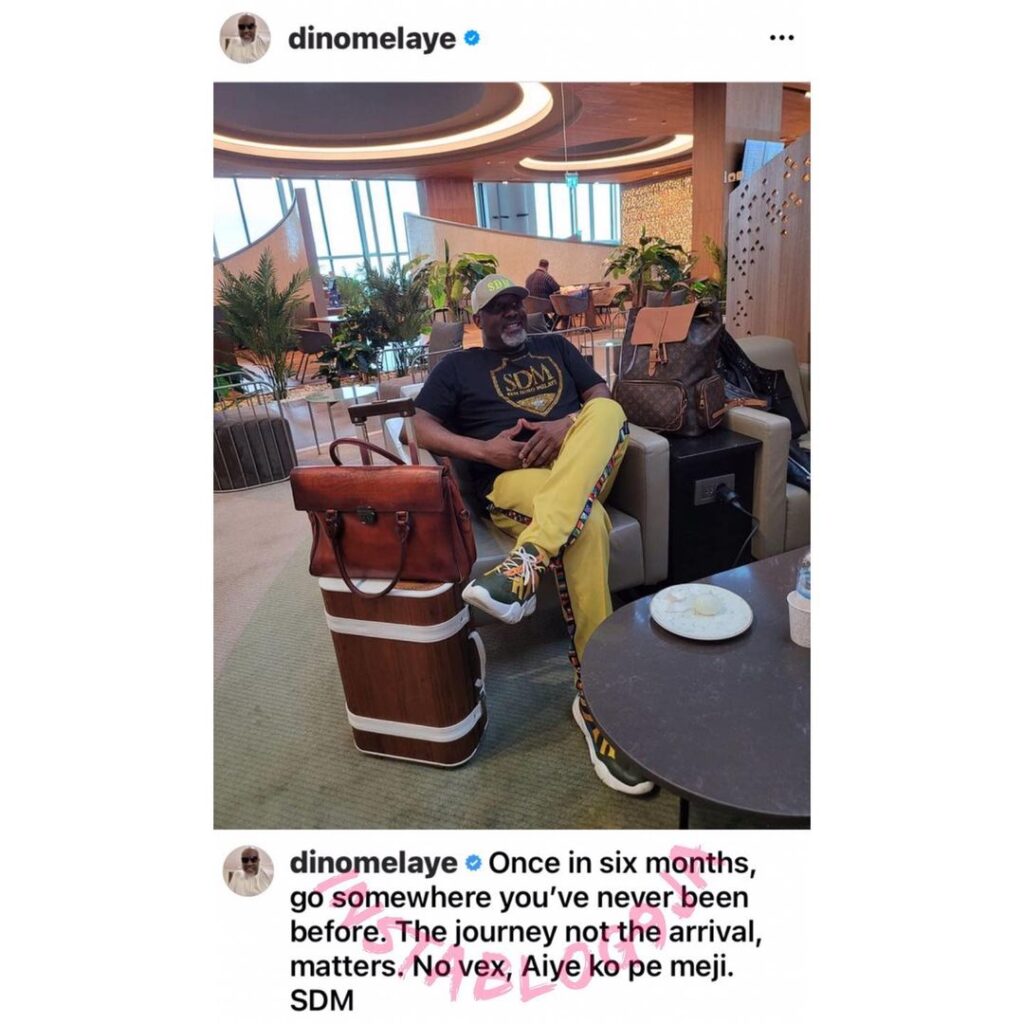 Once in six months go somewhere you’ve never been before — Senator Dino Melaye advises Nigerians