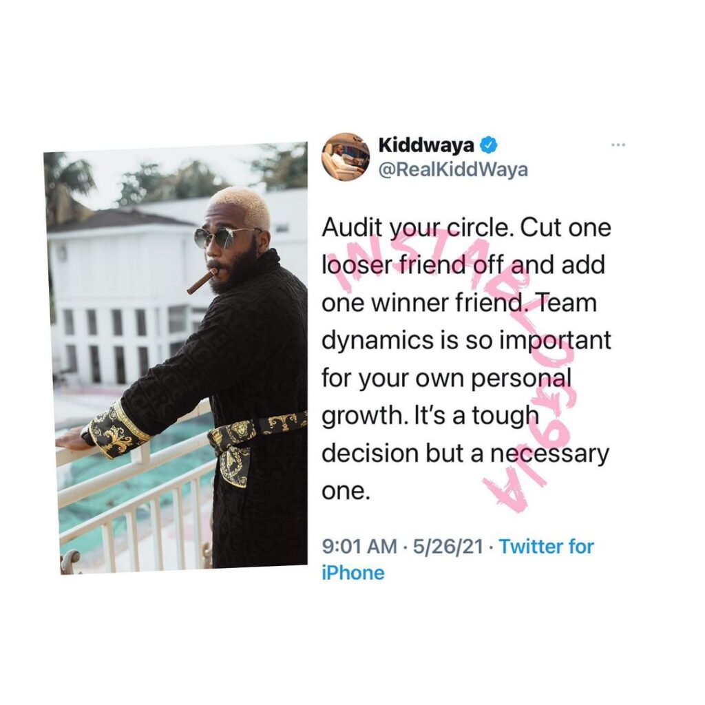 BBN’s KiddWaya gives a harsh friendship advice