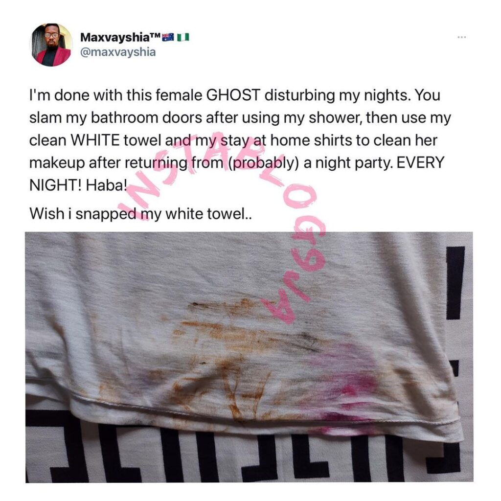 Dr. Max rants about a female ghost disturbing him in his house at nights [Swipe]
