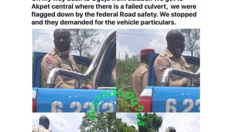Civil servant chronicles how he was slapped by an FRSC official. [Swipe]