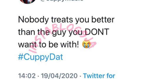 Nobody treats you better than the guy you don’t want to be with – Dj Cuppy