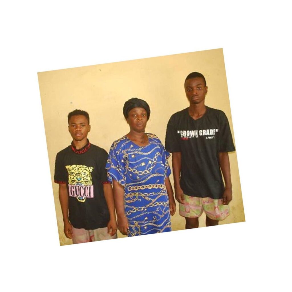 Mom and son arrested while trying to sell stolen boy for N300k