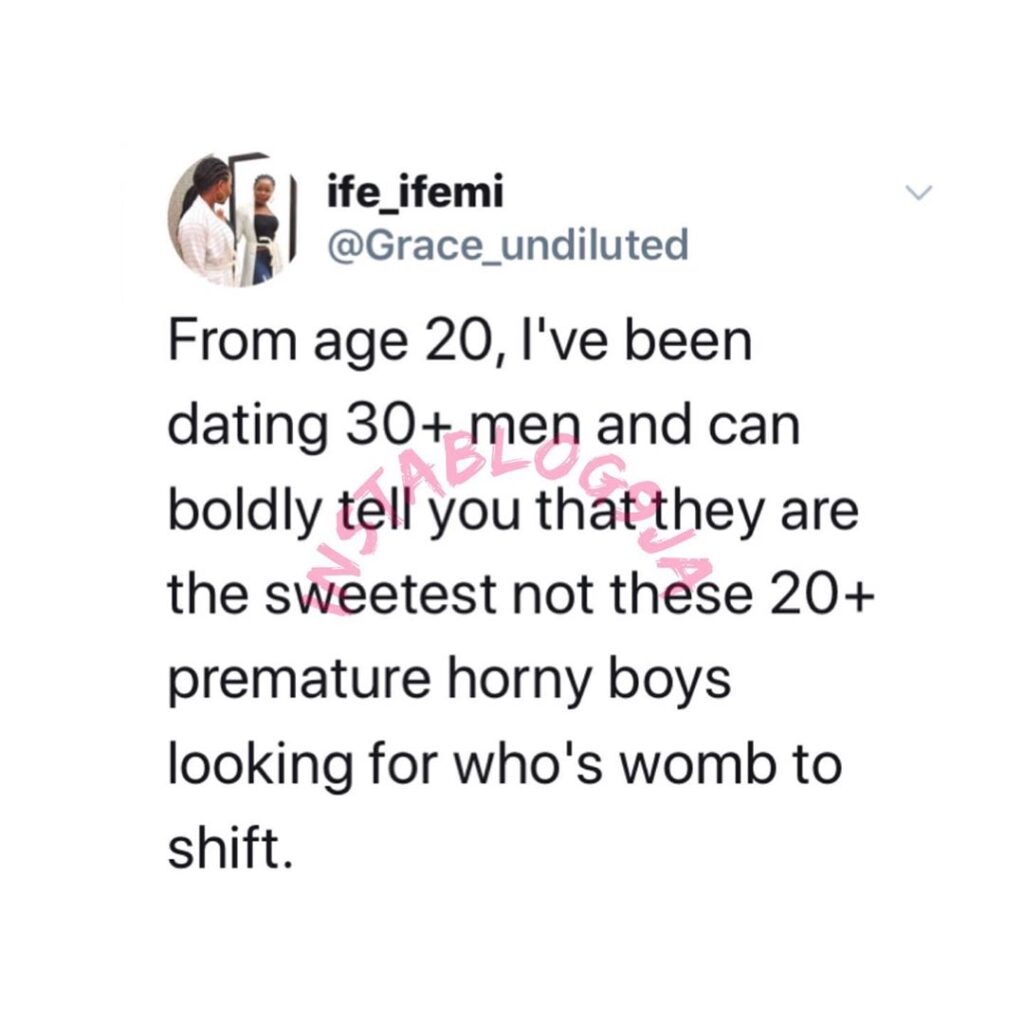 Men above 30yrs of age are the sweetest, not these horny premature boys in their 20s- Criminologist Ife