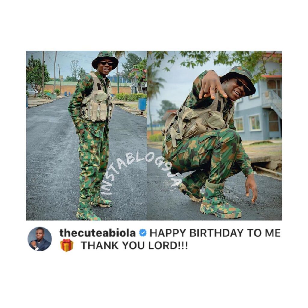 Exclusive: Comedian CuteAbiola arrested over his birthday pictures