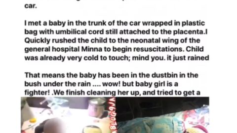 How we resuscitated a baby rescued by the police from a refuse dump in Niger State – Doctor. [Swipe]