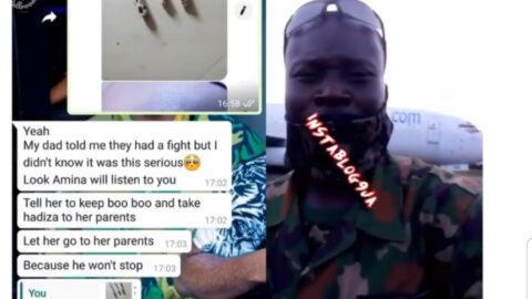 Domestic Violence: Nigerian soldier brags as he allegedly continues to assault his wife. [Swipe]