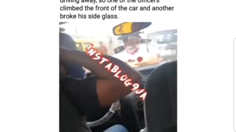 Lagos VIOs allegedly assault an Uber driver, break his side glass in Ikeja