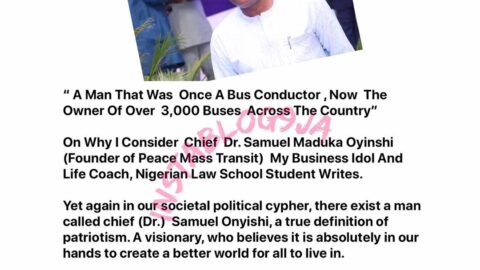 A Man That Was  Once A Bus Conductor , Now  The  Owner Of Over  3,000 Buses  Across The Country”- Barick Ritarilla [SWIPE]