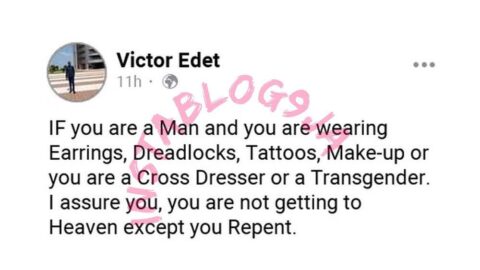 “There’s no Heaven for you unless you repent,” Evangelist and moral Amotekun tells Nigerians