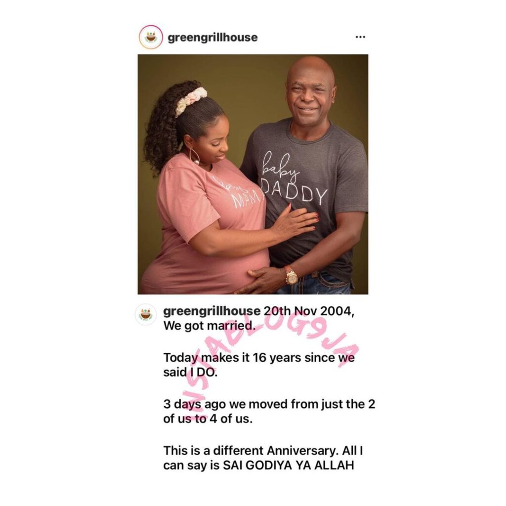 Barr. Madey Adeboye and husband welcome a set of twins after 16yrs of marriage