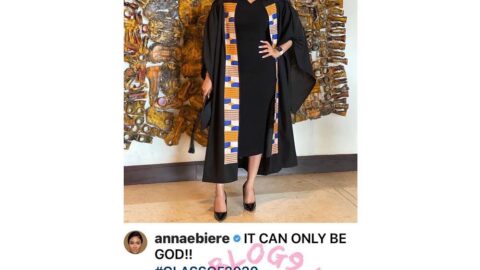 2012 Most Beautiful Girl in Nigeria, Anna Banner, finally becomes a university graduate