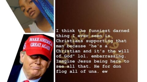 It’s embarrassing how Christians are supporting Trump because he’s a Christian— Singer Simi