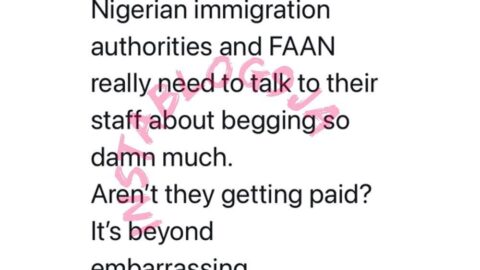 Lady calls out Nigerian airport staff