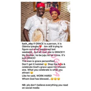 Fr*ud/R*tual Claims: Businessman Obi Cubana’s wife breaks silence