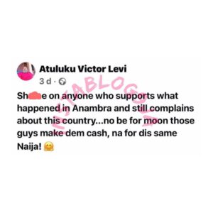 Don’t complain about the hardship in Nigeria if you support what happened at Obi Cubana's… more