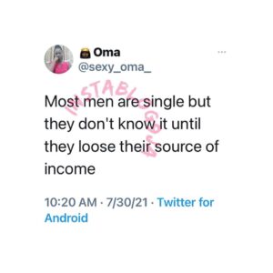 Men don’t know they’re single until…. — Businesswoman