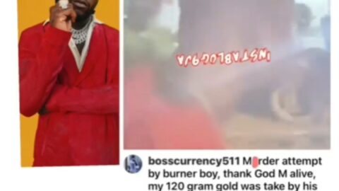 Man accuses Singer BurnaBoy and his crew of ass*ulting him at a club in Lagos [Swipe]